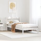 Furnova Posteljni okvir brez vzmetnice bel 90x200 cm trdna borovina, (22055349) Cene
