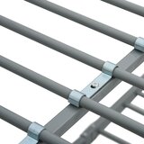  Okvir za krevet na kat sivi metalni 140 x 200 / 90 x 200 cm | Eponuda.ba