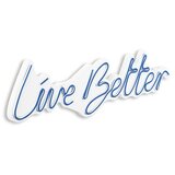 WALLXPERT dekorativna plastična led rasveta live better blue | ePonuda.com
