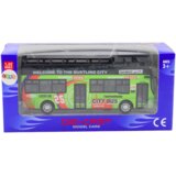  Turistički autobus na kat sa vratima koja se otvaraju i pogonom na trenje - zeleni | Shoptok.si