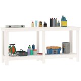 Radni stol Bijela 180x50x80 cm od masivne borovine | shoptok.hr