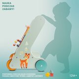  Drvena interaktivna guralica hodalica 48 cm - šumski uzorci | shoptok.hr
