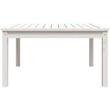  Vrtni stol bijeli 82,5 x 82,5 x 45 cm od masivne borovine | shoptok.hr