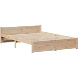  Okvir kreveta bez madraca 135 x 190 cm od masivne borovine | shoptok.hr