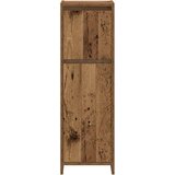  3-dijelni set kupaonskog namještaja od starog drveta Smeđa | Shoptok.si