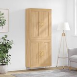 vidaXL Visoka komoda hrasta sonome 69,5x34x180cm od konstruiranog drva Cijene