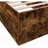  Okvir kreveta za pod Dimljeni hrast 80 x 200 cm | shoptok.hr