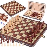 SET 3u1 drvena igra - šah, dame, backgammon, dvosmjerna ploča | shoptok.hr
