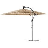  Vrtni suncobran LED s čeličnom šipkom smeđi 269x269x235 cm | shoptok.hr