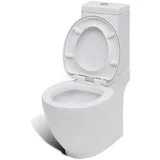 keramičen kopalniški set stoječa WC školjka in bide