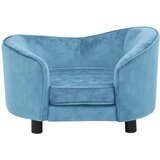 SOFA za pse tirkizna 69 x 49 x 40 cm plišana | shoptok.hr