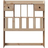  Vzglavje s predelki 90 cm trdna borovina, (21532589) | Shoptok.si