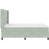  s opruga kutije Svijetlo siva 160 x 200 cm Baršun | shoptok.hr