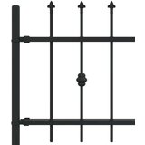  Vrh z bodicami Črna 200 x 130 cm Prašno lakirano jeklo, (5000157879) | Shoptok.si