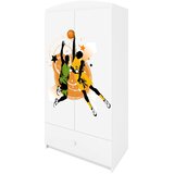  Dječji ormar - KOŠARKA - bijeli | shoptok.hr