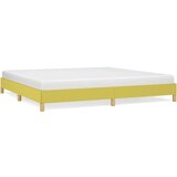 vidaXL Posteljni okvir zelena 200x200 cm blago, (20724195) Cene