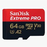 Sandisk Extreme Pro microSDXC 64GB + Adp SDSQXCU-064G-GN6MA | shoptok.hr