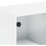 vidaXL Regal za knjige s vratima bijeli 136 x 37 x 142 cm drveni | shoptok.hr