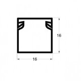 MIT.EL Kanalica ME-16x16mm 2m samolepljiv kablovski kanal PVC Slike