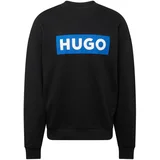 Hugo Blue Sweater majica 'Niero' azur / crna / bijela
