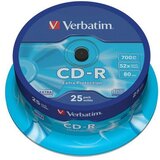 Verbatim CD-R 700 MB/80min 52x, spindle, 25/1, 43432 | shoptok.hr