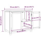  Za omarice s shranjevanjem z vrati Rjava Konstruiran les, (5000113131) | Shoptok.si