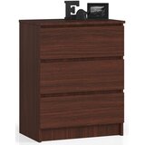 AKORD Komoda, 3 Predali, Wenge, (5000332268) | Shoptok.si