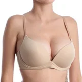 Triangel / Brez opore DESIDERIO-PUSHUP-NUDO Bež