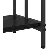 vidaXL Stalak za odjeću s policom Crni hrast 60 x 30 x 100.5 cm | shoptok.hr