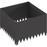  Ograda oko Travnjaka 60 x 60 x 35 cm Čelik Crna | shoptok.hr