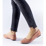 Gemre Dark pink eco-suede ballet flats Jules | shoptok.hr