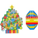 DIY Coloured Mosaic Christmas Tree Sticker Set | shoptok.hr