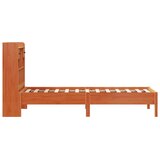 Krevet s regalom za knjige bez madraca 100 x 200 cm od borovine | shoptok.hr