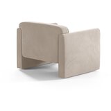 Micadoni Bež baršunasti fotelja Abby – | shoptok.hr