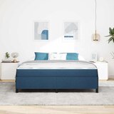 Krevet s opruga kutije Plava 180 x 200 cm tkanina | Eponuda.com