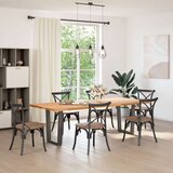 vidaXL Noge blagovaonskog stola V-oblika 2 kom antracit 60x(72-73,3)cm | shoptok.hr