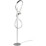 Tri O LED stoječa svetilka v srebrni barvi (višina 140 cm) Padua – | Shoptok.si