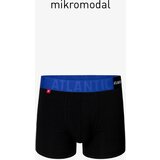 Atlantic Man boxers PREMIUM with mikromodal - black/blue | shoptok.hr