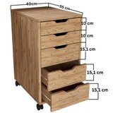 Hanah home atlas 1600-62 atlantic pine dresser | ePonuda.com