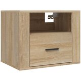 Maison Chic Stenska Nočna omarica - Nočna miza sonoma hrast 50x36x40 cm, (21687171) Cene