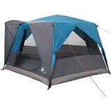 Kabinski šator s krovom s pohranom Plava 400 x 350 x 212 cm | shoptok.hr