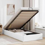 vidaXL Okvir kreveta bez madraca bijeli 90x200 cm od umjetne kože | shoptok.hr
