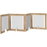  Vrata za pse s postoljem 4 pcs Hrast artisan 100 x 100 cm | shoptok.hr