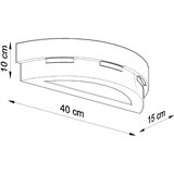 Nice Lamps Bijela zidna lampa Sirius – | shoptok.hr