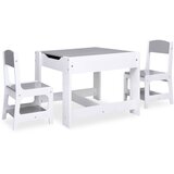  Dječji stolić s 2 stolice bijeli MDF | shoptok.hr