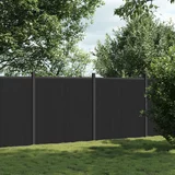 PANEL za ogradu sivi 353 x 186 cm WPC