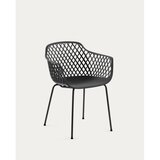 Kave Home Temno siv kovinski vrtni stol Quinn – | Shoptok.si