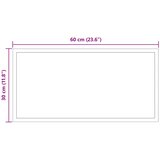  LED kupaonsko ogledalo s ogledalom *Transparent*an 60 x 30 cm | shoptok.hr