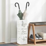  Stalak za kišobrane s pohranom Bijela 15,5 x 15,5 x 49 cm Čelik | shoptok.hr
