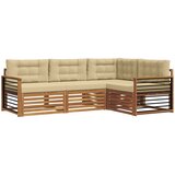  Set vanjskih sofa 4 kom. Prirodna i bež | shoptok.hr